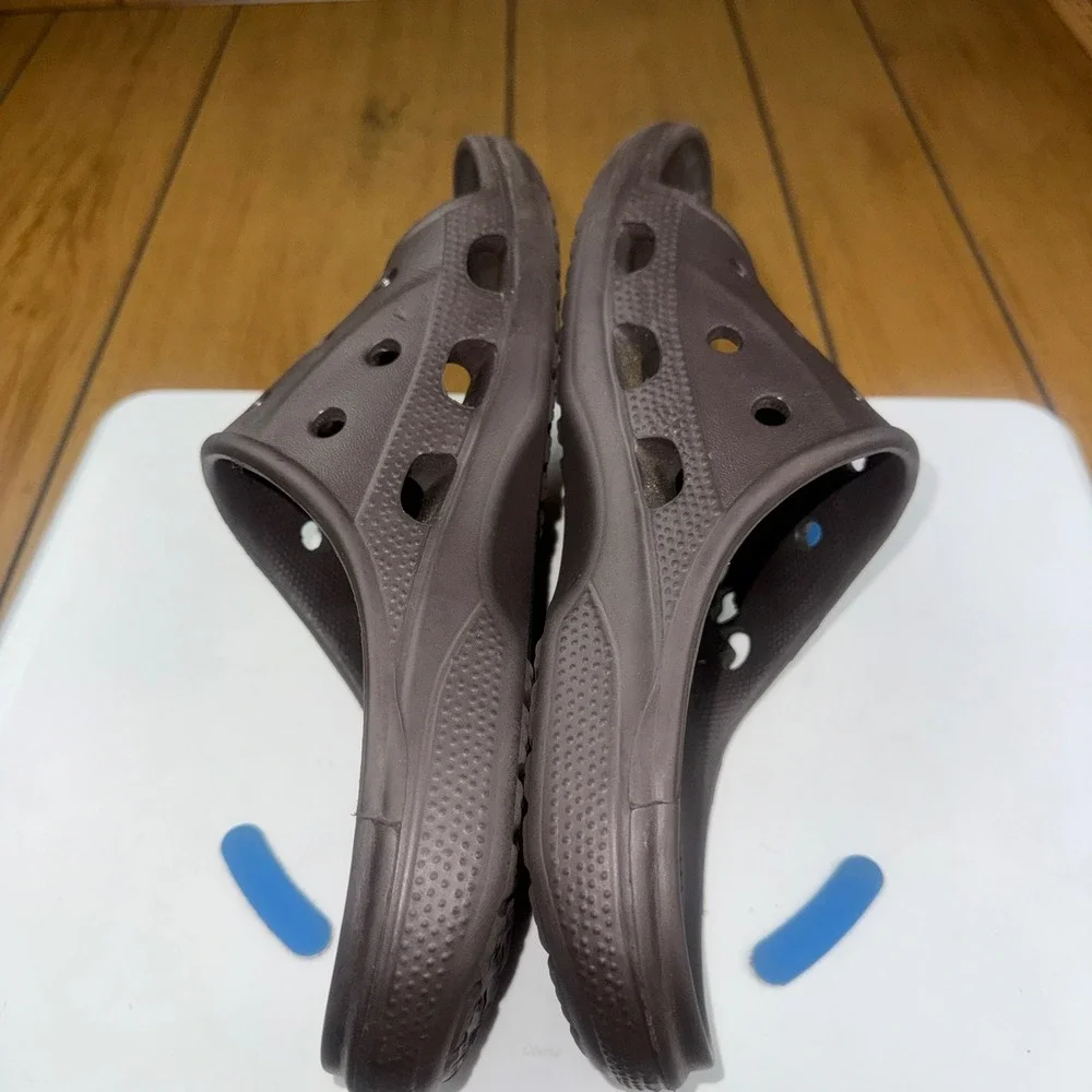 Crocs Classic Slide‎ Mens 11 Chocolate Brown Comfort Sandals 206121-206
